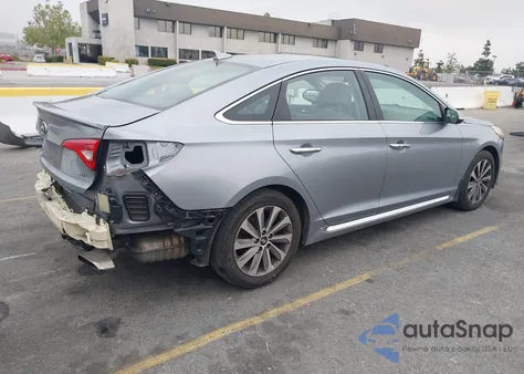 2016 Hyundai Sonata Sport from USA, damaged, VIN 5NPE34AF7GH335938